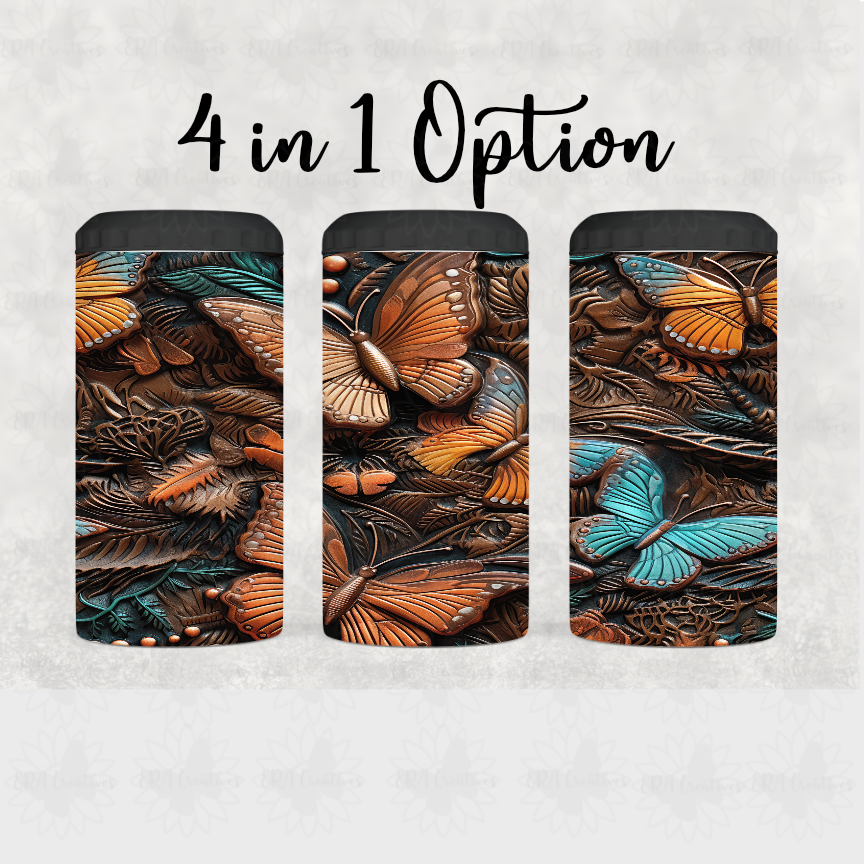 3D Wood Butterfly