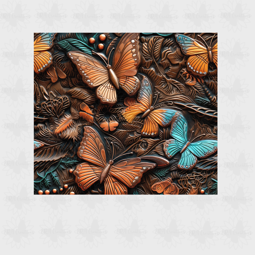 3D Wood Butterfly