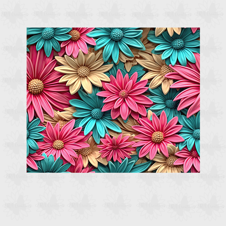 3D Neon Daisy