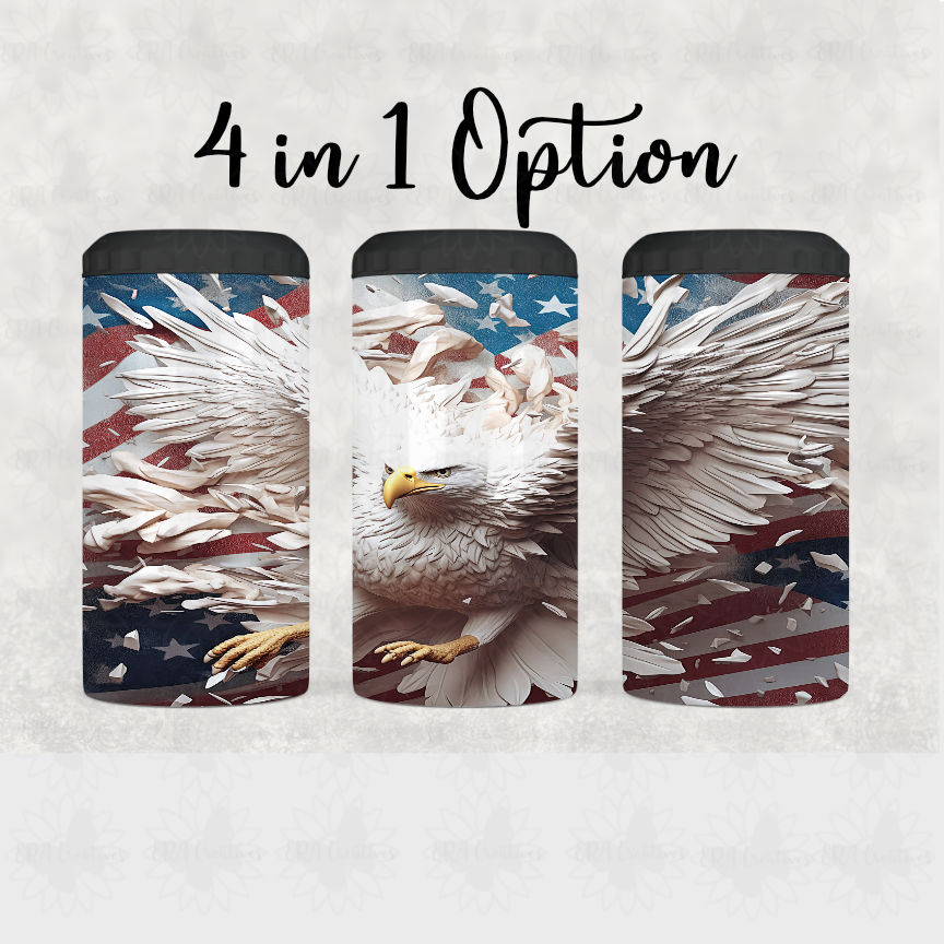 3D Eagle Tumbler