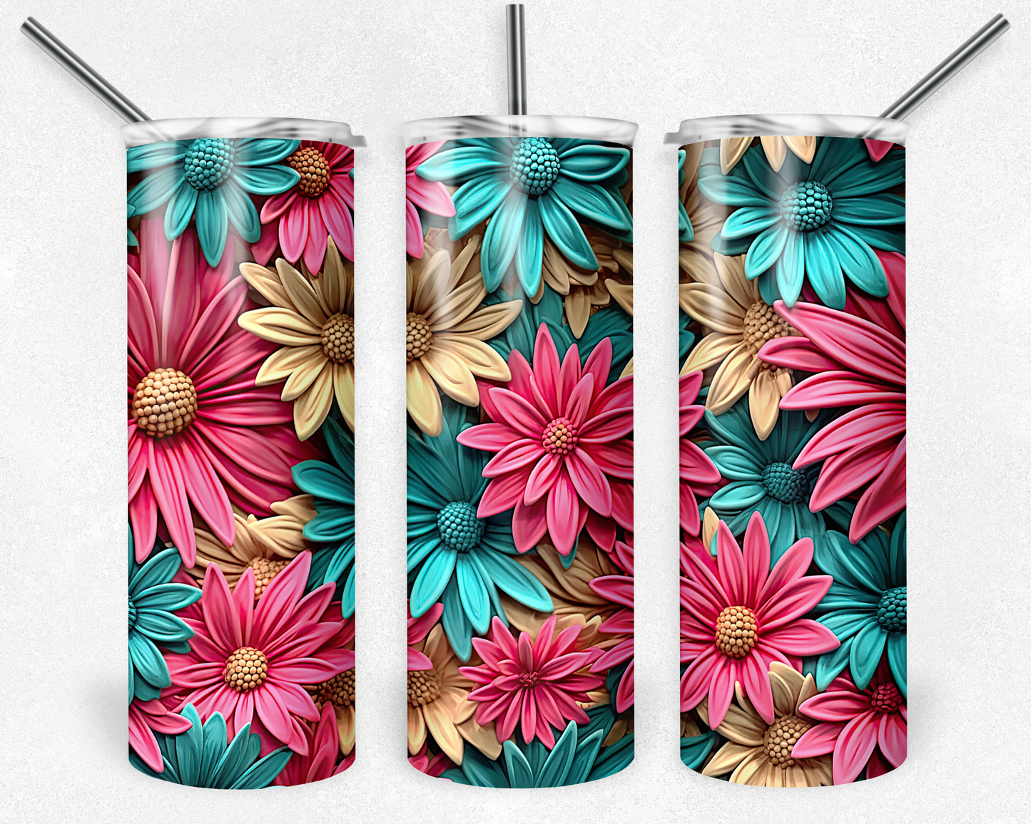 3D Neon Daisy
