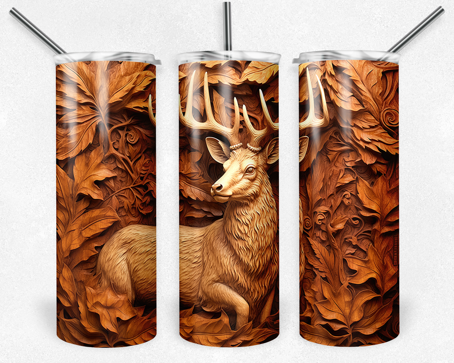 3D Deer Tumbler