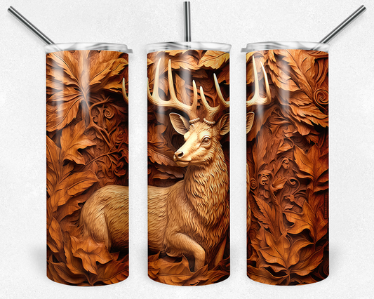 3D Deer Tumbler