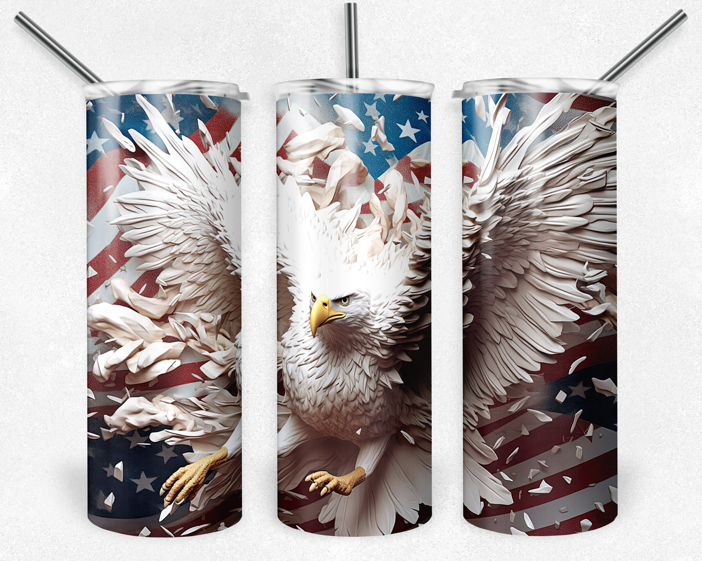3D Eagle Tumbler