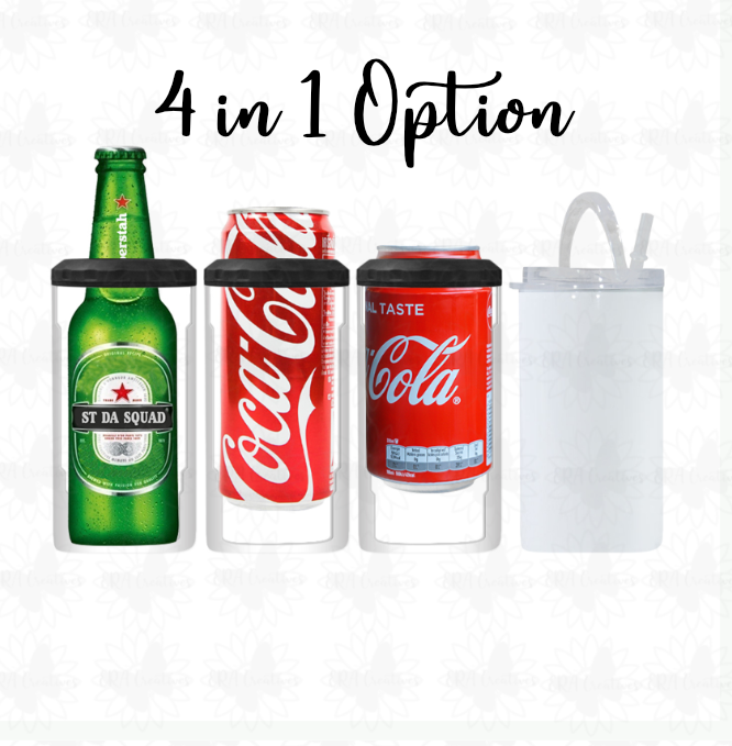 3D Golden Flag Tumbler