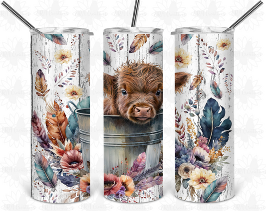 Baby Cow Bucket Tumbler