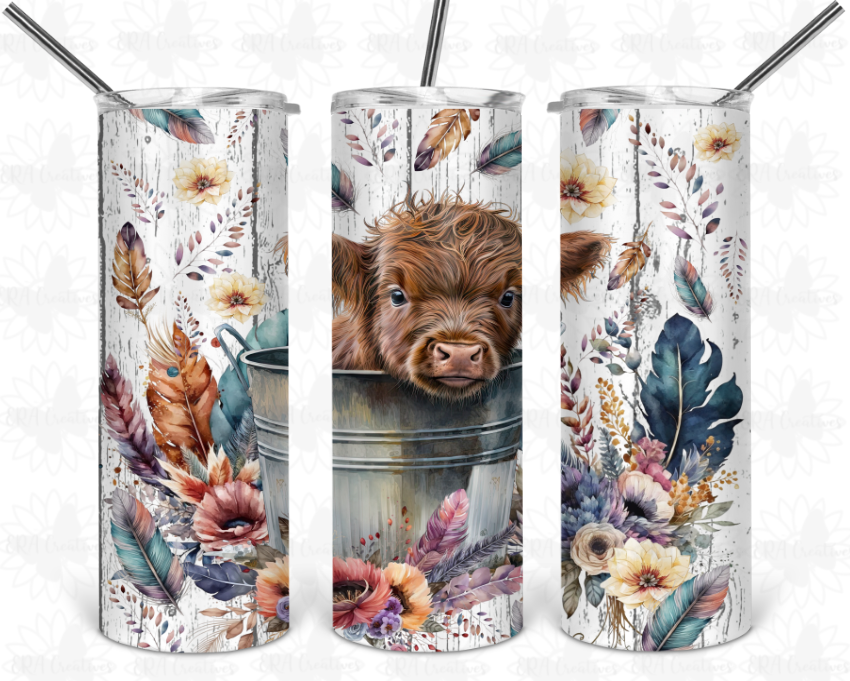 Baby Cow Bucket Tumbler