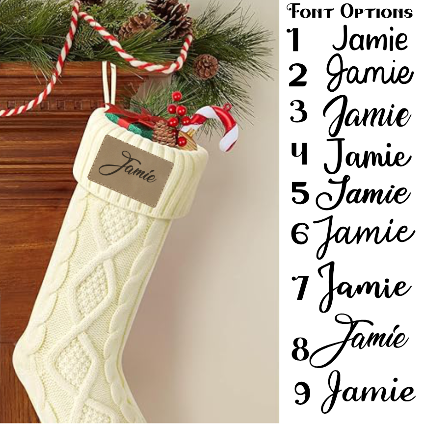 Custom Name Christmas Stocking