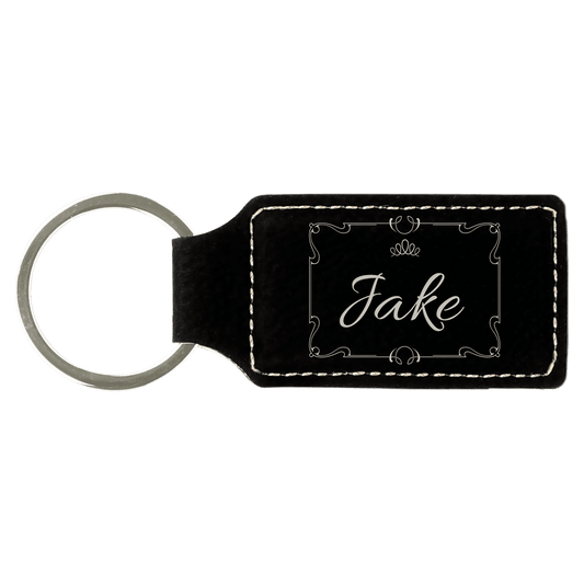 Leatherette Keychain