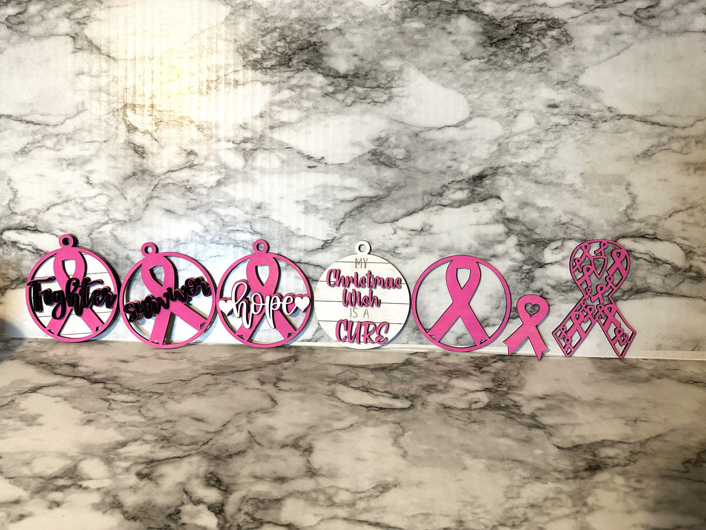 Breast Cancer Ornaments