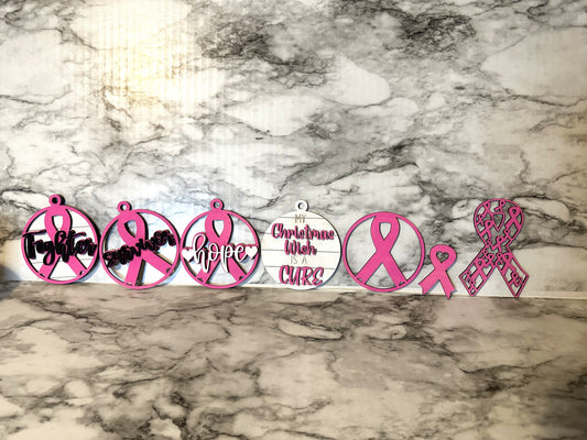 Breast Cancer Ornaments