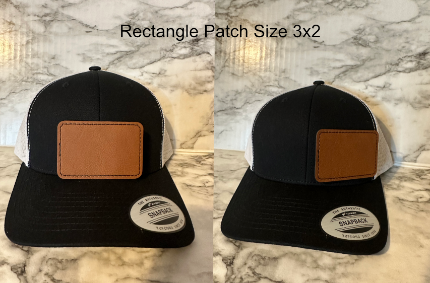 Leather Patch Women's Ponytail Hat