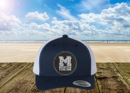 Leather Patch Trucker Hat Custom
