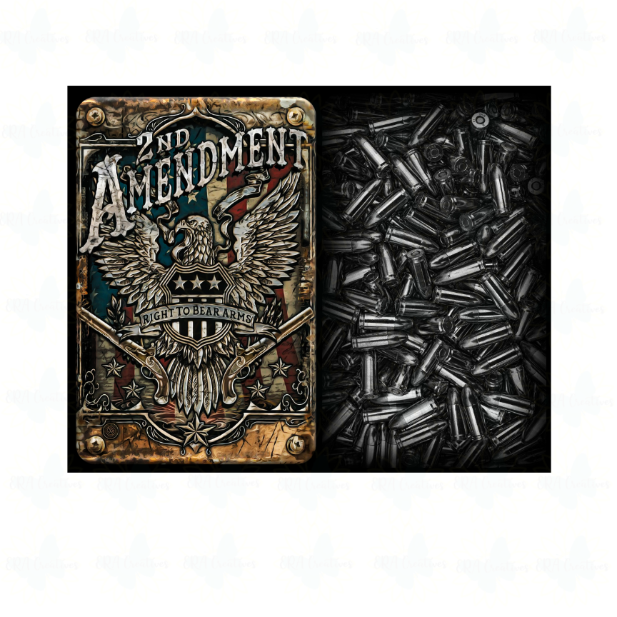 2nd Amendment Bullets Eagle Tumbler