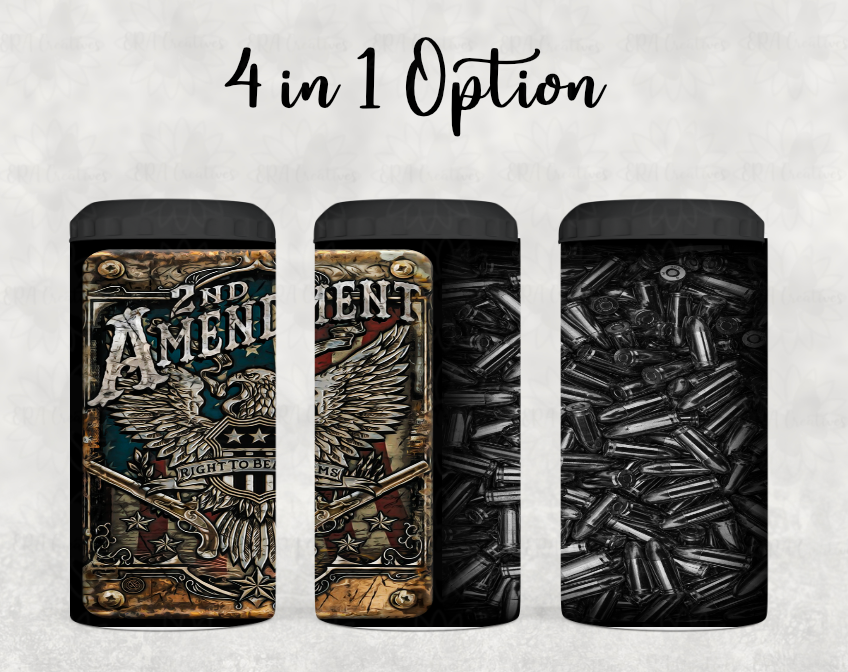 2nd Amendment Bullets Eagle Tumbler