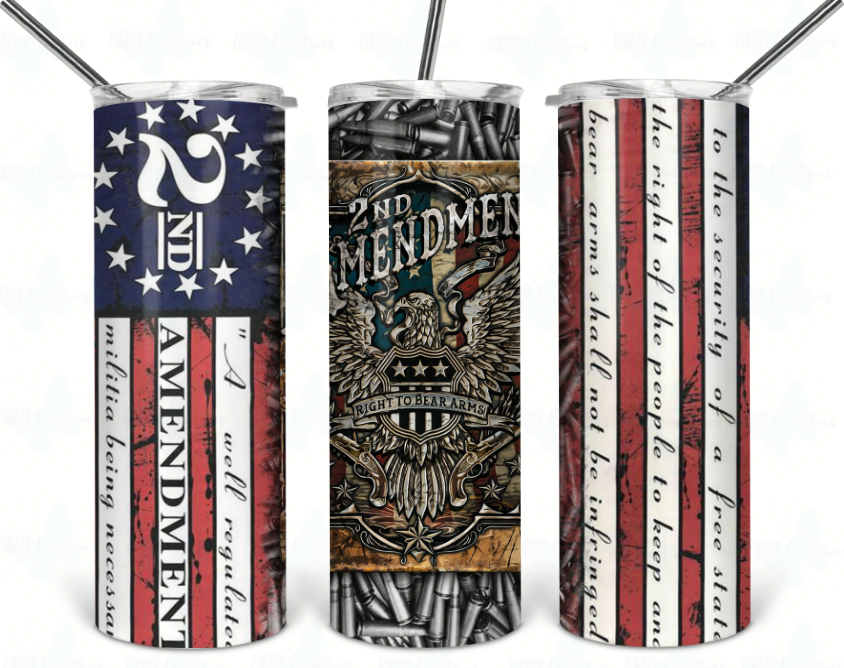2nd Amendment Flag Tumbler