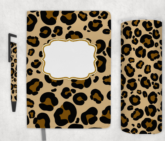 Leopard Journal/Pen/Tumbler Sets