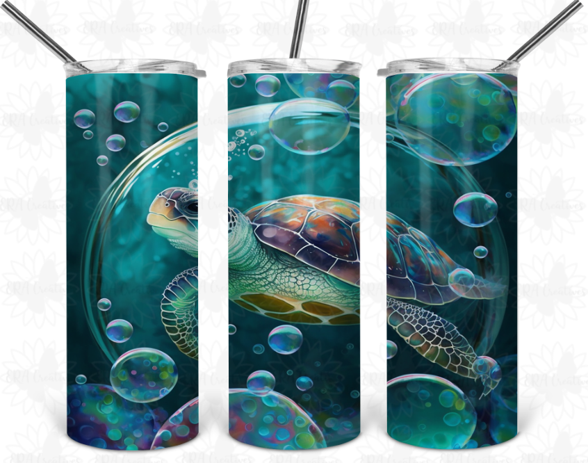 Bubble Turtle Tumbler