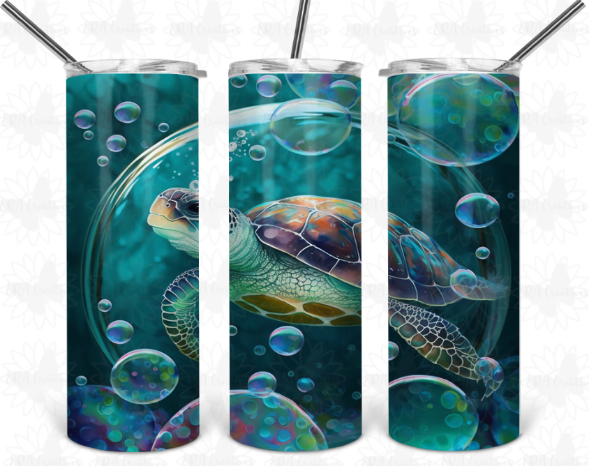 Bubble Turtle Tumbler