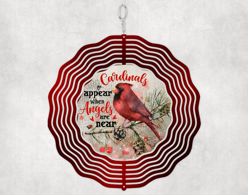 Cardinals Apeear Wind Spinner