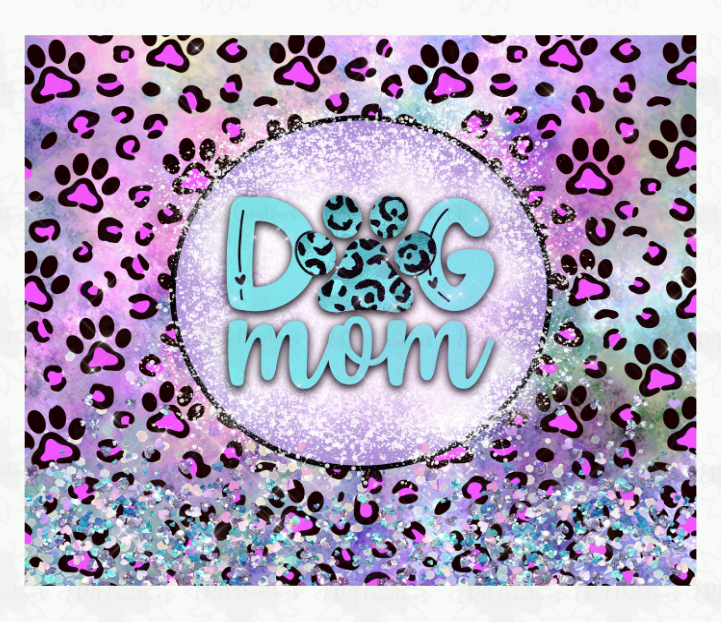 Dog Mom Leopard Paws