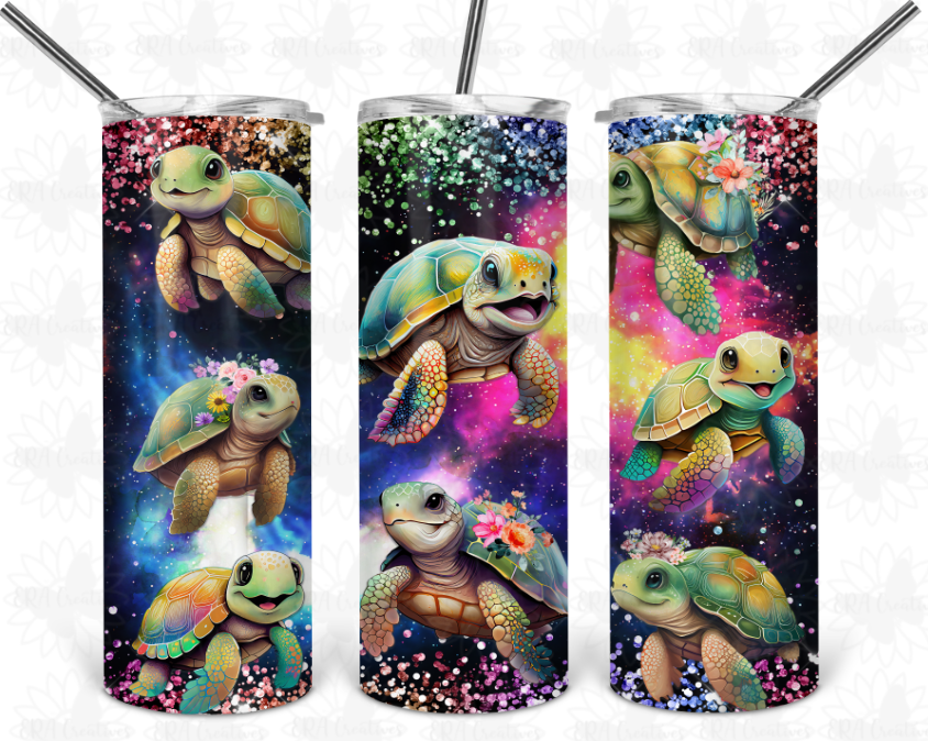 Galaxy Turtle Tumbler