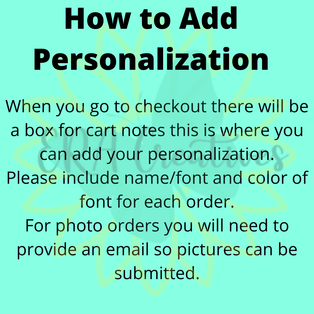 Blue Glitter Watercolor Printed Personalized Pen