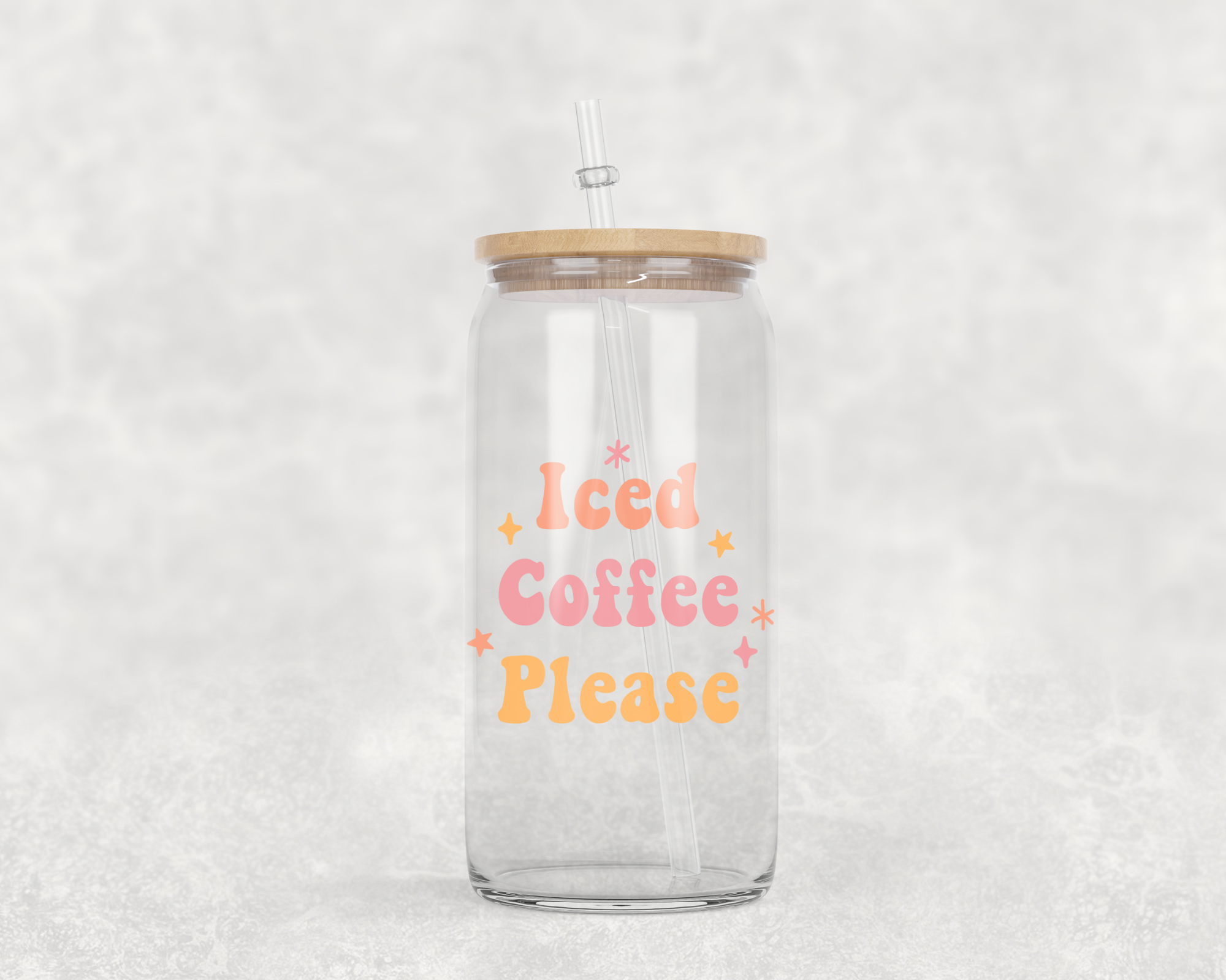 In My Iced Coffee Era 16oz Glass Cup
