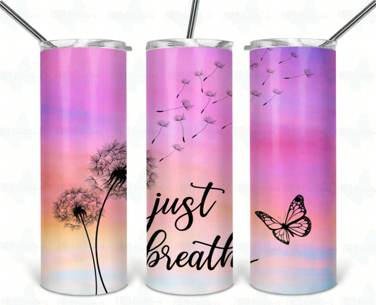 Just Breathe Tumbler