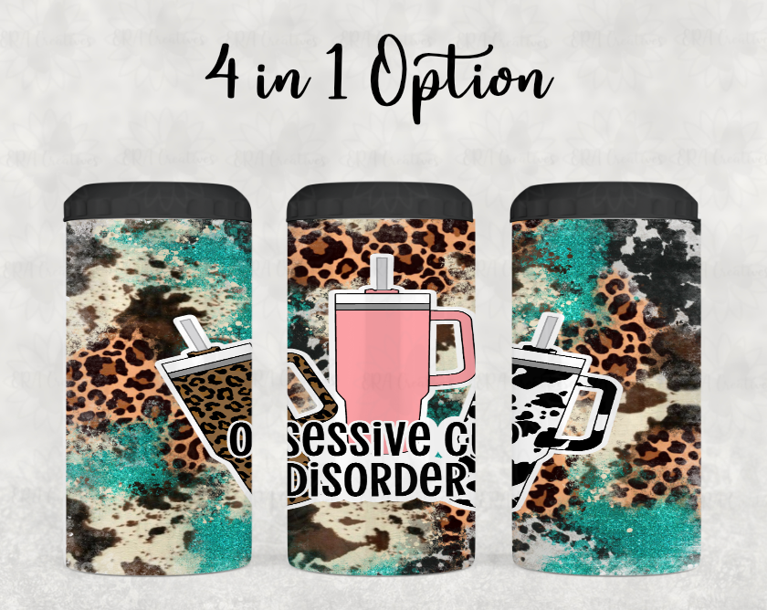 Obsessive Cup Disorder Pink Tumbler