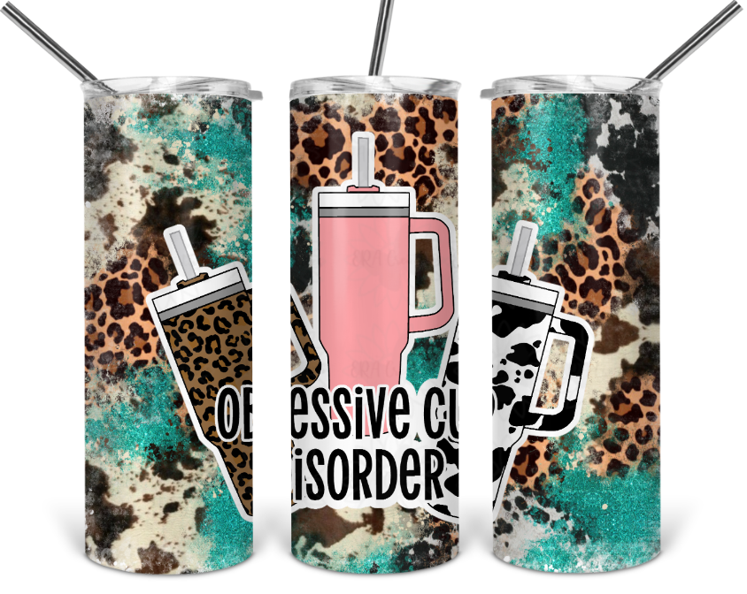 Obsessive Cup Disorder Pink Tumbler