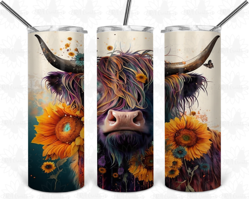 Painted Highland Tumbler