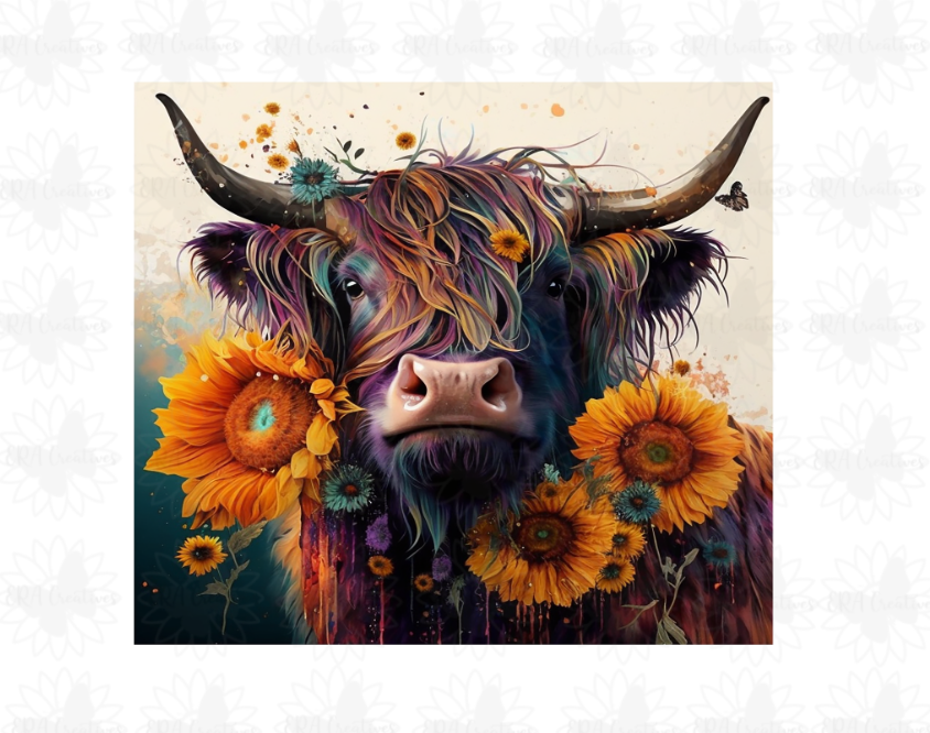 Painted Highland Tumbler