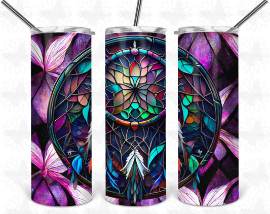Purple Dreams Dreamcatcher Tumbler