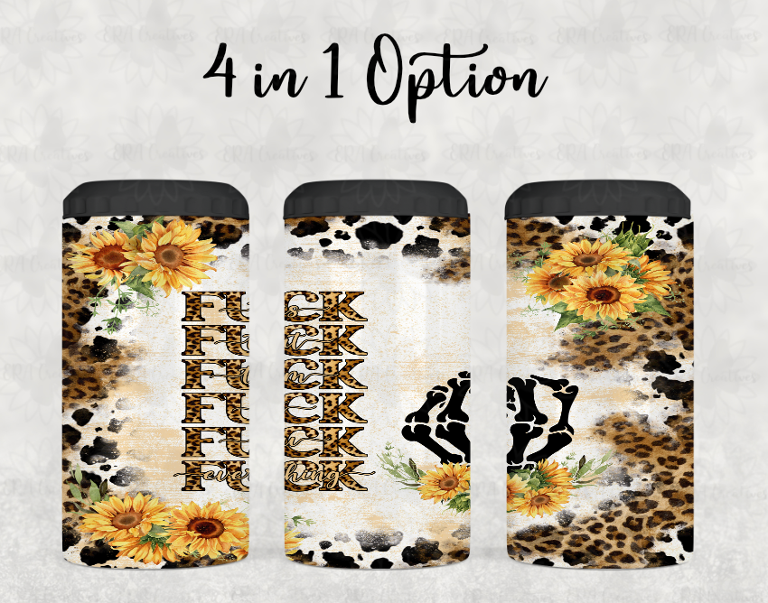 Sunflower FU*K Tumbler