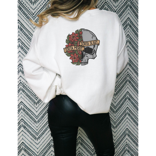 Sorta Merry Sorta Scary Sweatshirt and Tumbler Set