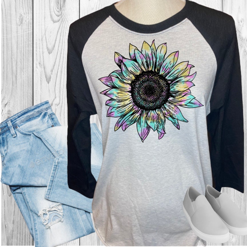 Pastel Sunflower Raglan