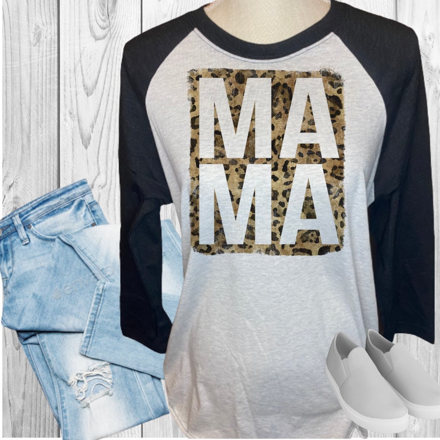 Mama Leopard Raglan
