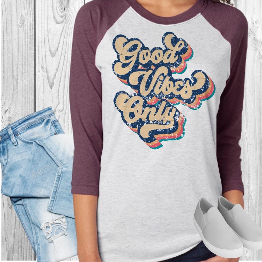 Good Vibes Only Raglan