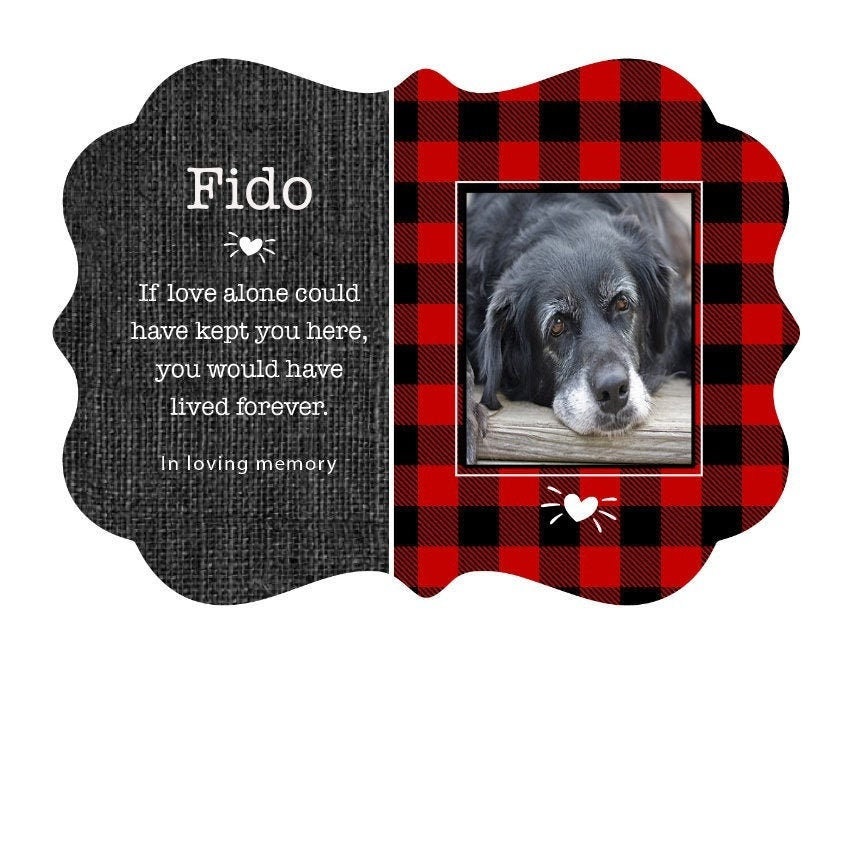 Memorial Christmas Photo Ornament