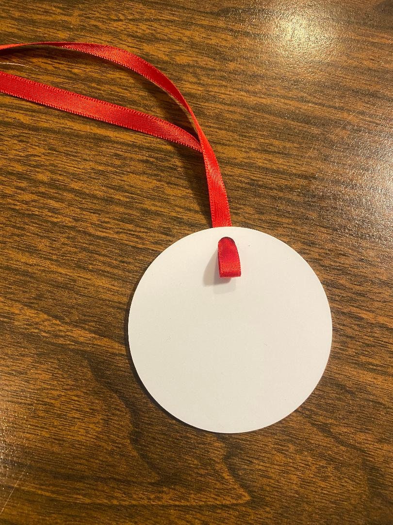 Christmas Wreath Personalized Photo Picture Ornament