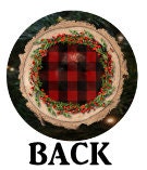 Merry Christmas Wood Slice Personalized Ornament