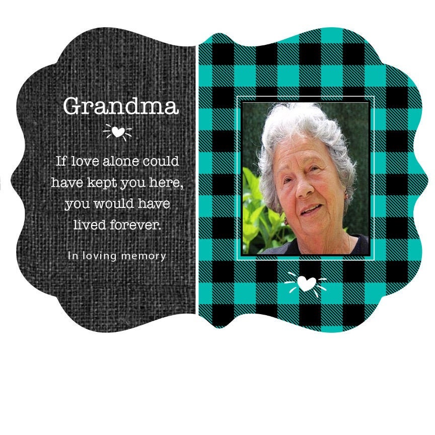 Memorial Christmas Photo Ornament