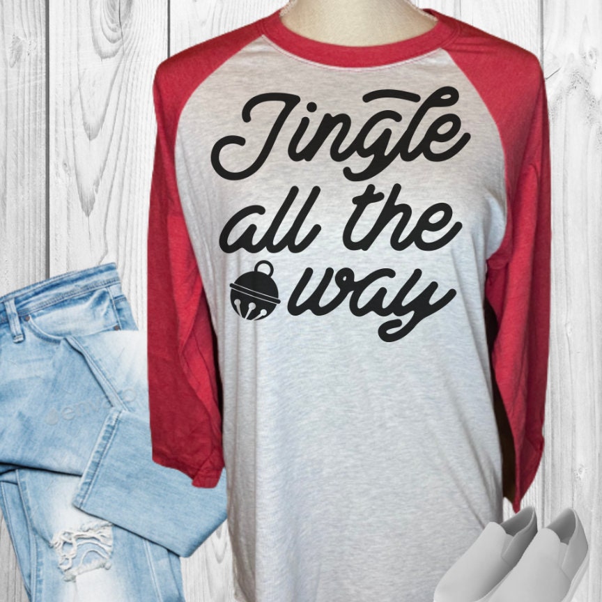 Jingle All The Way Christmas Raglan