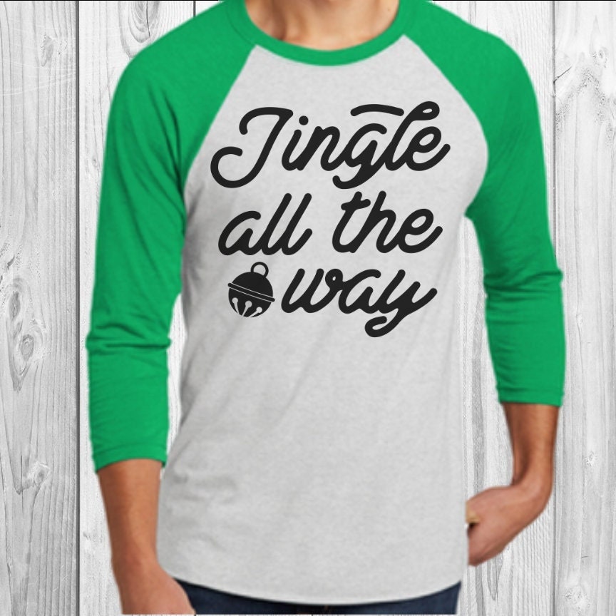Jingle All The Way Christmas Raglan