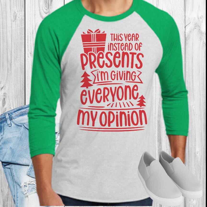 This Year I'm Giving Everyone My Opinion Raglan