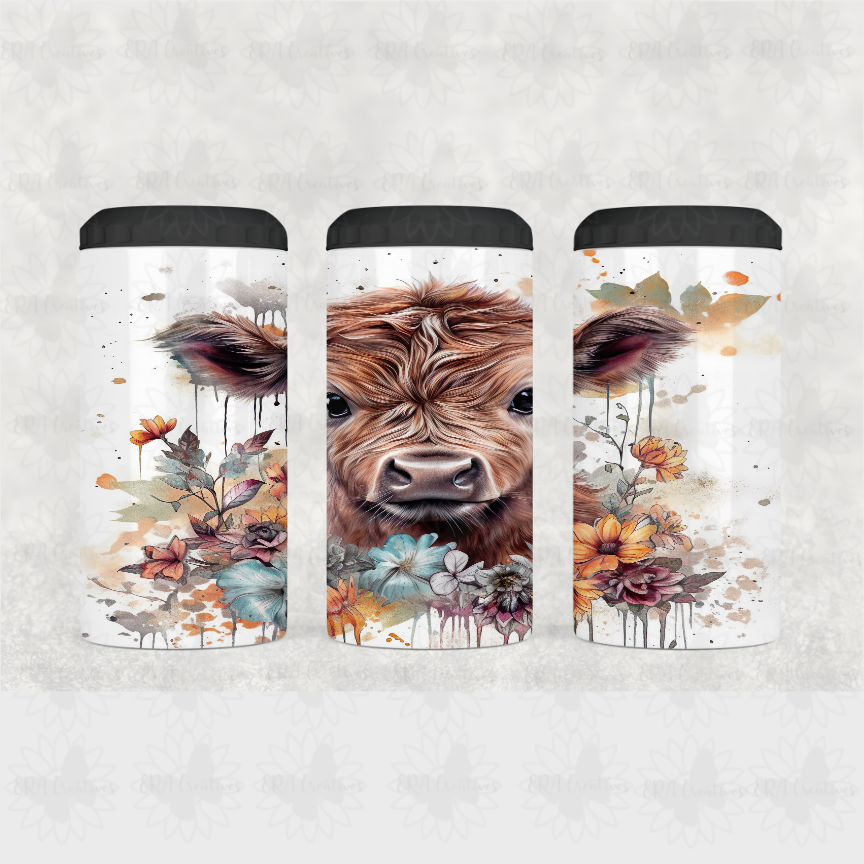 Baby Cow Floral Tumbler