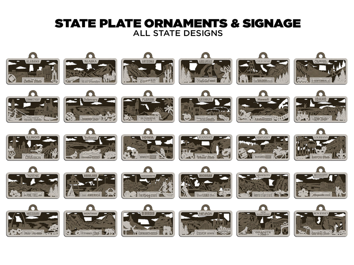 State Plate or Ornament