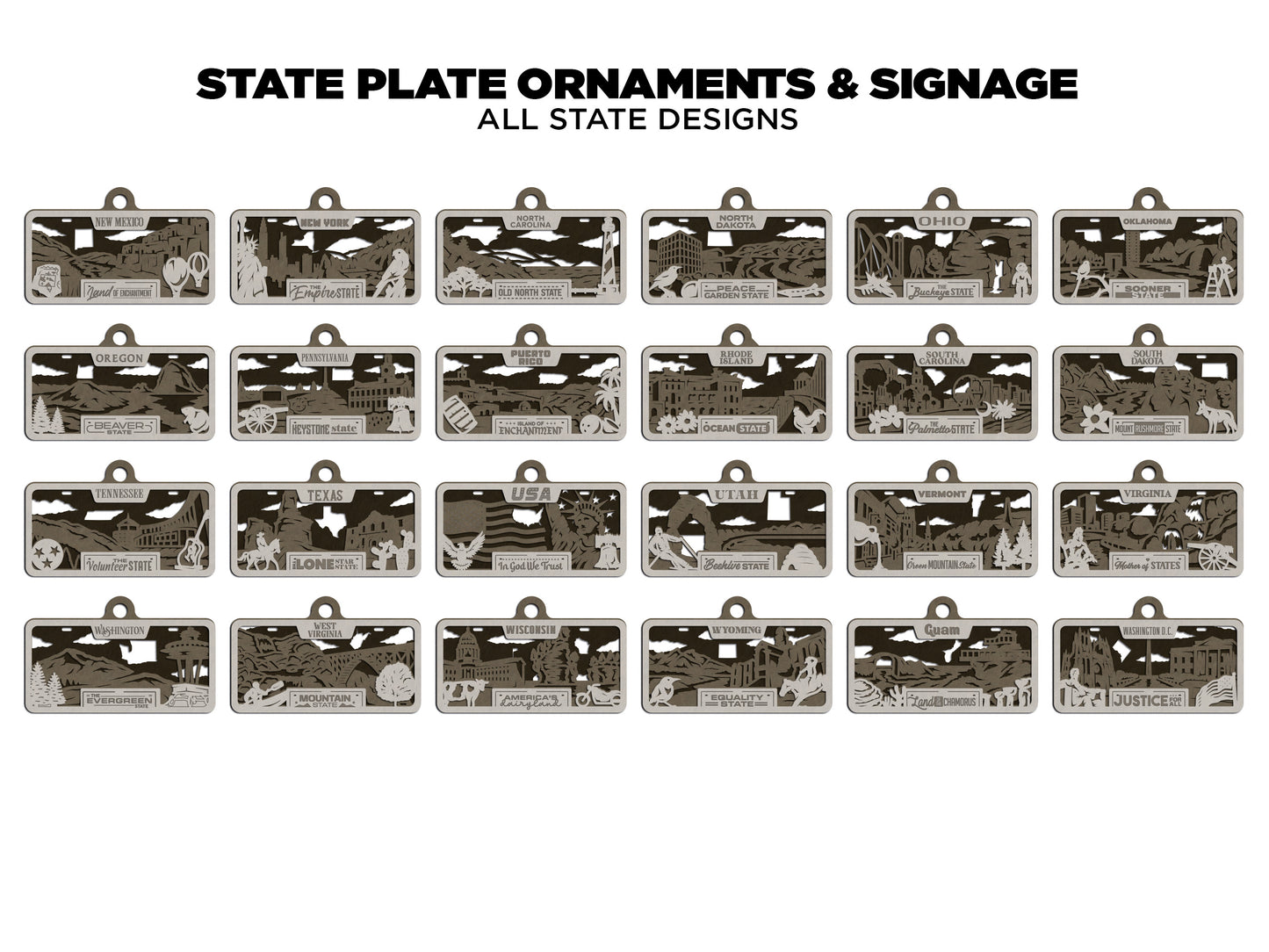 State Plate or Ornament