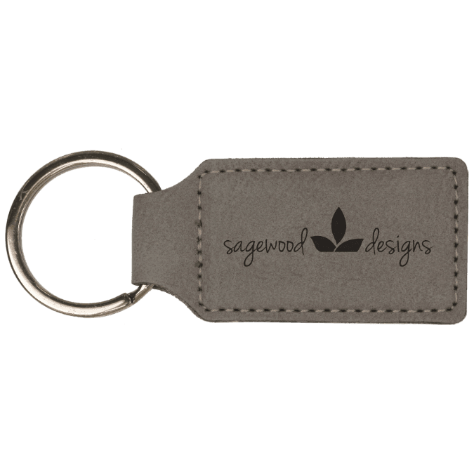 Leatherette Keychain